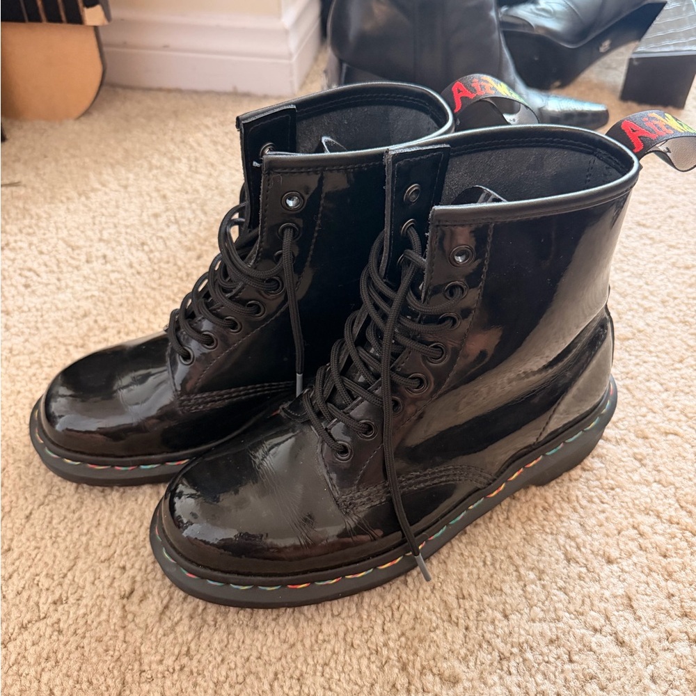 Oil Slick Dr. Martins rainbow